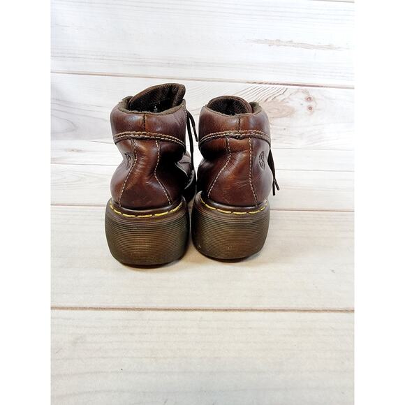 Vintage Dr. Martens 12281 Women's sz. 6 Chunky Daisy Flower Leather Boots Y2K - Picture 4 of 16